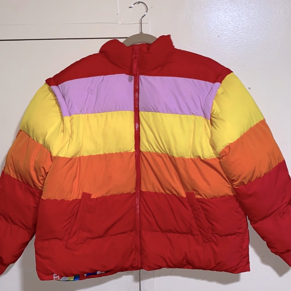 Women’s LEGO x Target Puffer Jacket with detachable sleeves!
